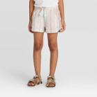 Toddler Girls' Striped Woven Fashion Shorts - Art Class 12m, Toddler Girl's,