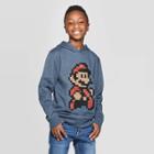 Boys' Super Mario Flip Sweatshirt - Navy Xl, Boy's, Blue