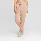 Women's Slounge Trousers - Joylab Dusty Peach Xs, Women's, Dusty Pink