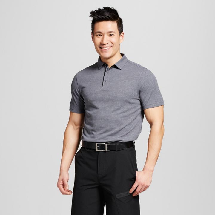 Men's Pique Golf Polo Shirt - C9 Champion Black