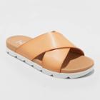 Shade & Shore Women's Mary Crossband Slide Sandals - Shade &
