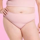 Women's Plus Size Puckered Scoop Bikini Bottom - Stoney Clover Lane X Target