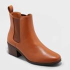 Women's Ellie Chelsea Boots - A New Day Brown
