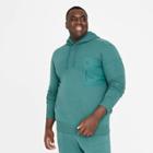 Men's Tall Relaxed Fit Hoodie Sweatshirt - Goodfellow & Co Teal