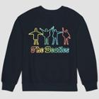 Women's The Beatles Old Fabric Sweatshirt (juniors') - Navy Xs, Women's, Blue