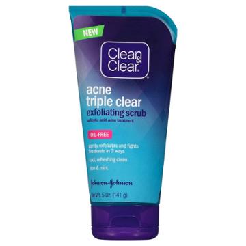 Clean & Clear Acne Triple Clear Exfoliating Facial