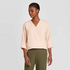 Women's 3/4 Sleeve Blouse - Prologue Blush