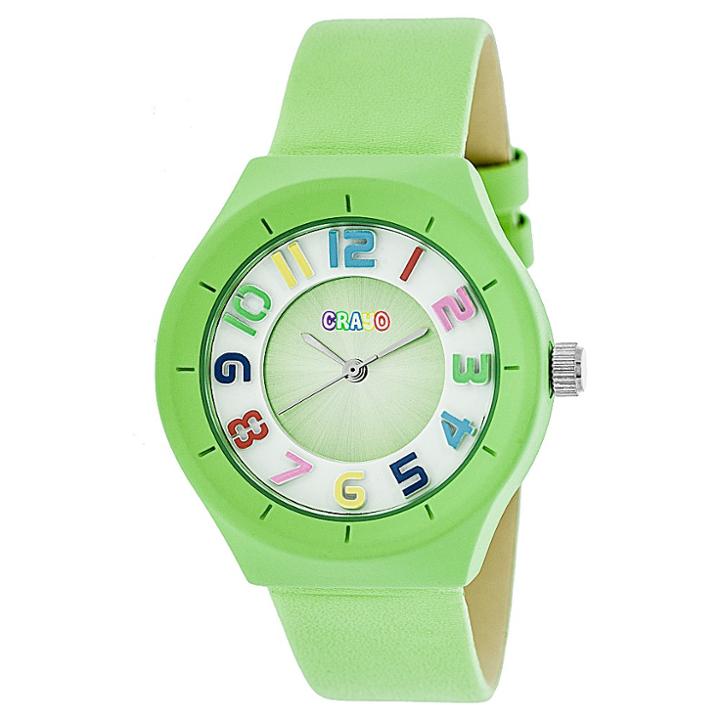 Target Crayo Atomic Women's Leatherette Strap Watch -