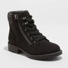 Girls' Pauline Ankle Hiker Boots - Cat & Jack Black