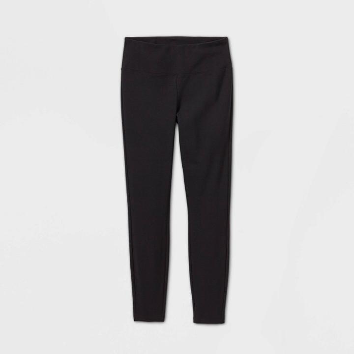 Women's High-waisted Leggings - A New Day Black