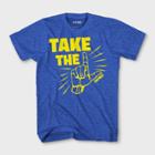 Mad Engine Boys' Fortnite Take The L Short Sleeve T-shirt - Royal Blue