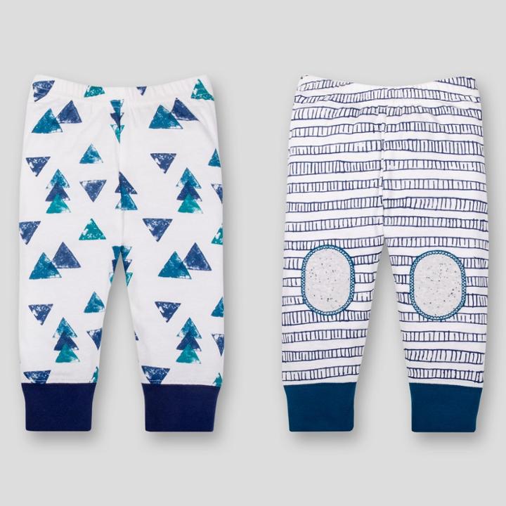 Lamaze Baby Boys' 2pk Printed Pants - Blue