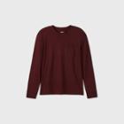 Men's Standard Fit Long Sleeve Novelty T-shirt - Goodfellow & Co Red