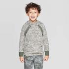 Toddler Boys' Sweater Knit Hoodie Sweatshirt - Cat & Jack Olive 4t, Boy's, Green