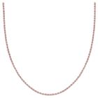 Distributed By Target Women's Rope Chain Necklace In Rose Gold Over Sterling Silver - Rose