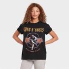 Women's Guns N' Roses Short Sleeve Graphic T-shirt - Black