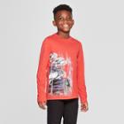 Boys' Long Sleeve Drums Graphic T-shirt - Cat & Jack Red