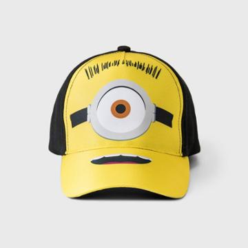 Despicable Me Toddler Minions Baseball Hat, Black/yellow