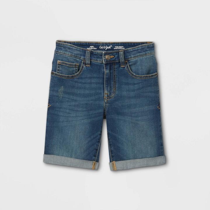 Boys' Jean Shorts - Cat & Jack Dark Wash