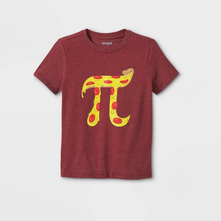 Boys' 'pizza Pi' Graphic Short Sleeve T-shirt - Cat & Jack