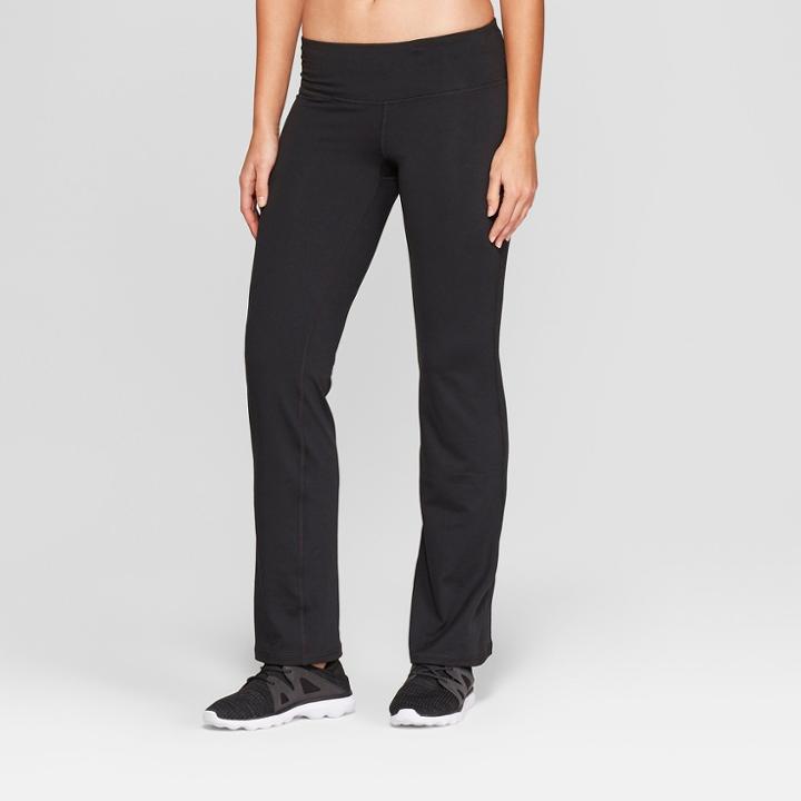 Women's Everyday Straight Mid-rise Pants - C9 Champion Black Xl - Long,