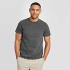 Men's Standard Fit Pigment Dye Short Sleeve Crew Neck T-shirt - Goodfellow & Co Black S, Men's,
