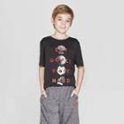Boys' Set Goals Workhard Graphic Tech T-shirt - C9 Champion Black