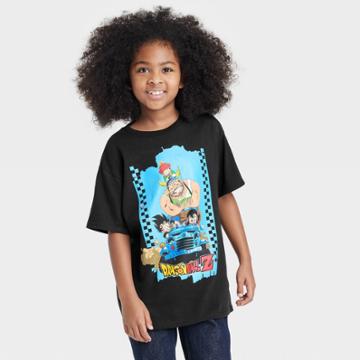 Boys' Dragon Ball Z Short Sleeve Graphic T-shirt - Black