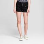 Women's High-rise Triple Stack Jeans Shorts - Mossimo Supply Co. Black
