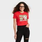 Women's Mtv Holiday Short Sleeve Graphic T-shirt - Red