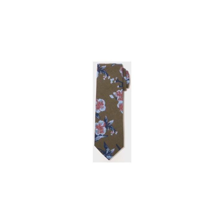 Men's Bowery Floral Neckties - Goodfellow & Co Green