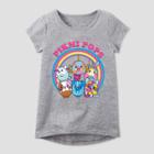 Girls' Pikmi Pops Short Sleeve T-shirt - Heather Gray