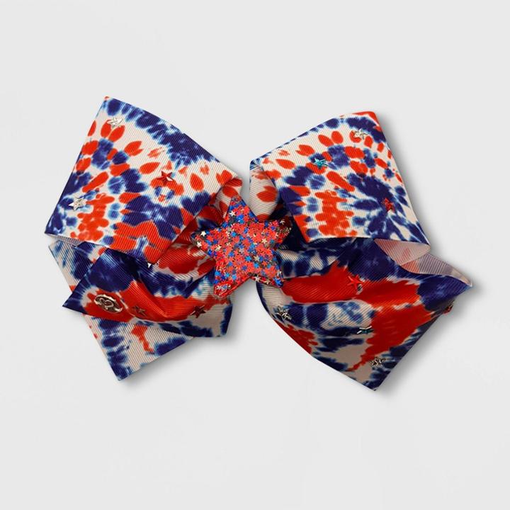 Girls' Jojo Siwa Patriotic Tie-dye Bow