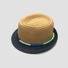 Baby Boys' Paper Straw Fedora - Cat & Jack Natural 0-3m, Boy's, White