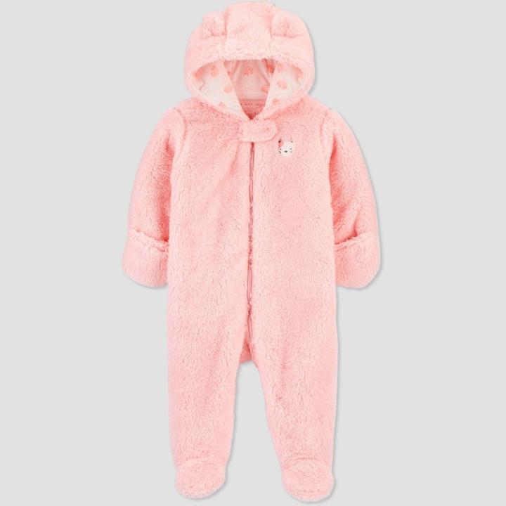 Baby Girls' Pram Cat Fashion Jacket - Just One You Made By Carter's Pink Newborn