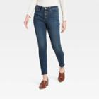 Women's Super-high Rise Skinny Jeans - Universal Thread Dark Blue