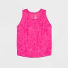 Women's Plus Size Tie-dye Performance Knit Tank Top - All In Motion Fuchsia 1x, Women's, Size: