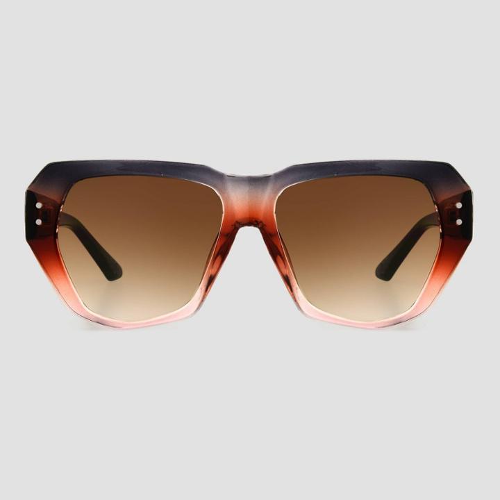 Women's Rectangle Sunglasses - Universal Thread Purple/orange