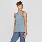 Women's Tie Back Tank Top - C9 Champion Blue Spacedye Print