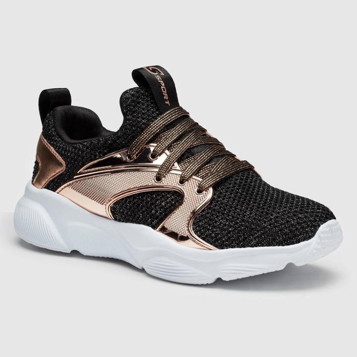 Girls' S Sport By Skechers Edena Sneakers - Black