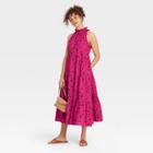 Women's Sleeveless Dress - Universal Thread Pink Floral