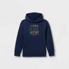 Well Worn Black History Month Kids' 'i Am Black History' Hooded Sweatshirt - Blue