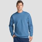 Hanes Men's Ecosmart Fleece Crew Neck Sweatshirt - Denim Blue