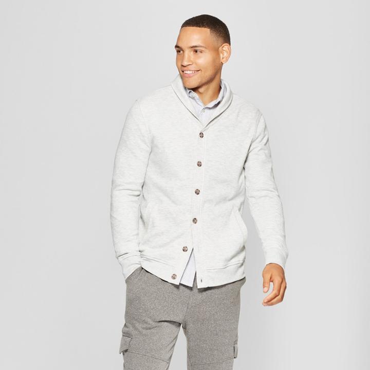 Men's Standard Fit Light Weight Sweatshirt - Goodfellow & Co Masonry Gray
