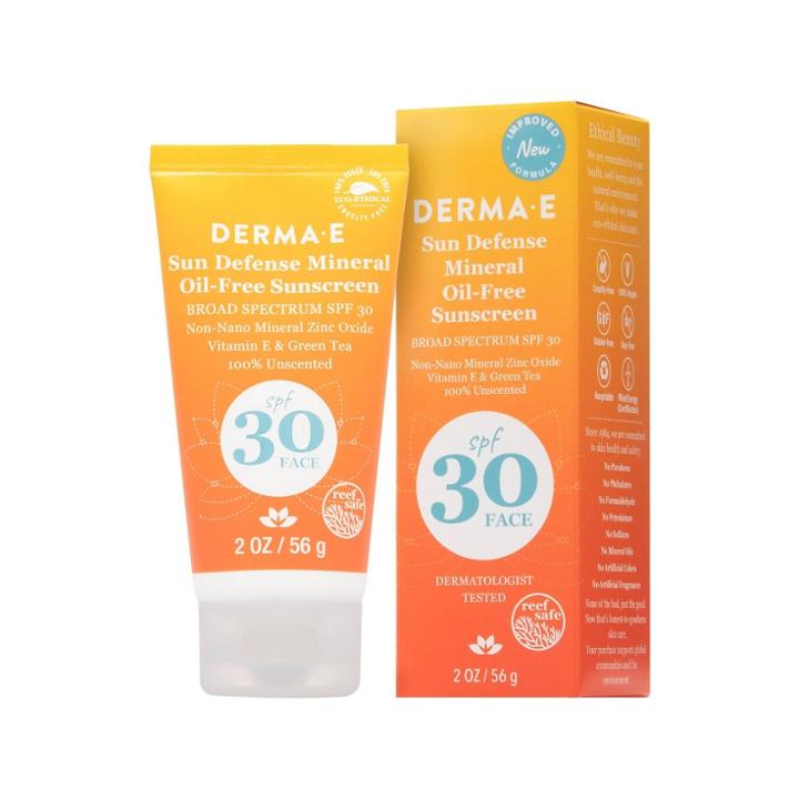 Derma E Sun Defense Mineral Oil-free Face Sunscreen -