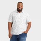 Men's Big & Tall Short Sleeve Performance Polo Shirt - Goodfellow & Co True White