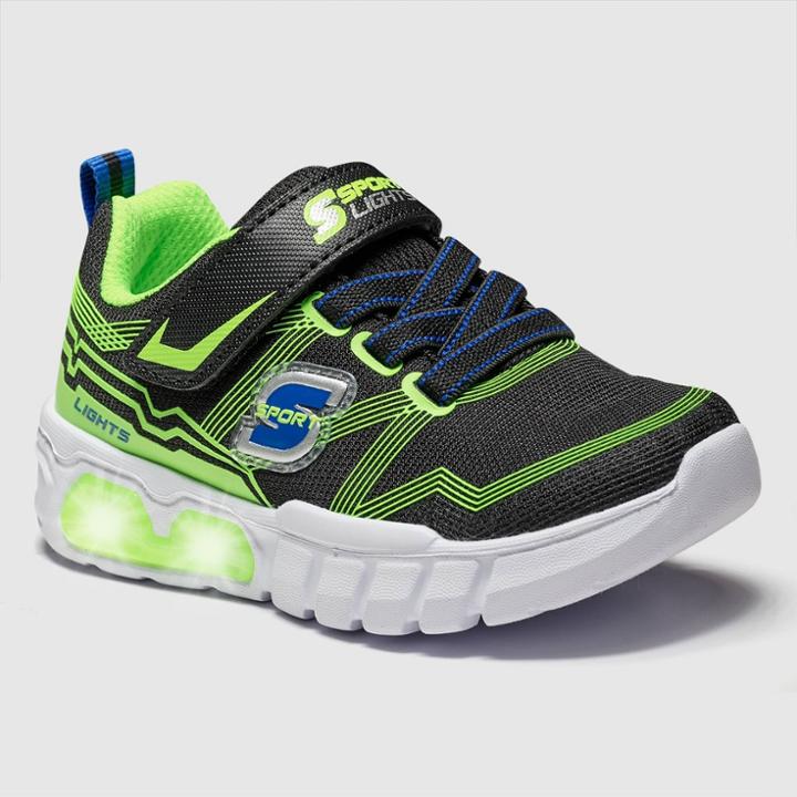 Toddler Boys' S Sport By Skechers Korbin Lighted-up Sneakers - Green