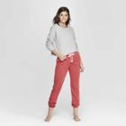 Women's Fleece Lounge Jogger Pants - Colsie Red