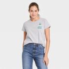 Doe. Women's Plant Mom Short Sleeve Graphic T-shirt - Gray