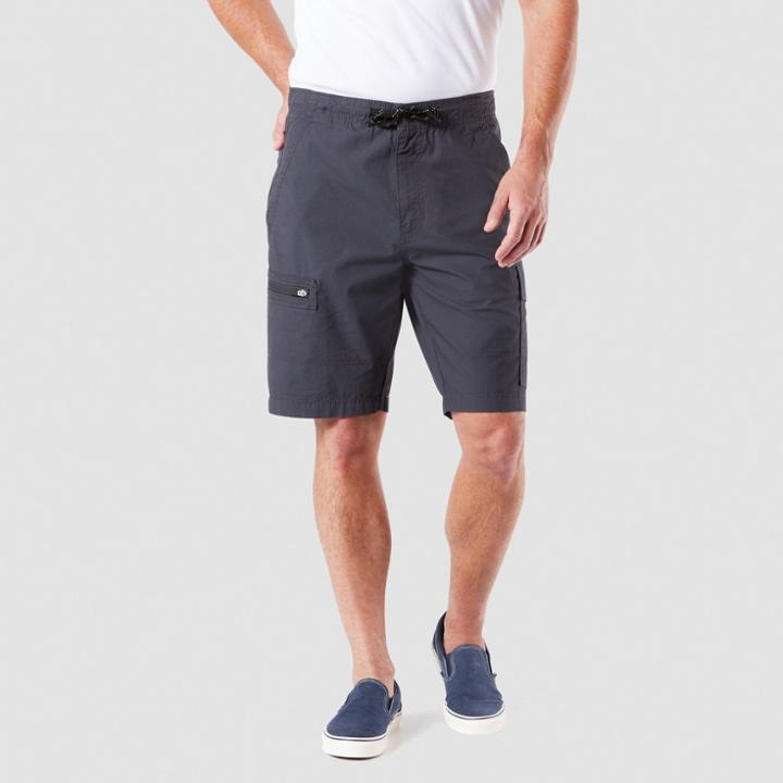 Levi Strauss & Co Denizen From Levi's Men's 10.5 Relaxed Straight Fit Cargo Shorts - Black Crown